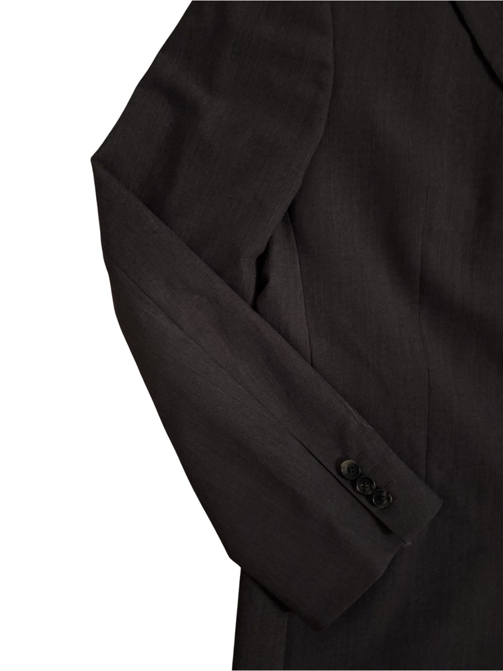 Hugo Boss Y2K Chocolate Brown Three-Button Suit Jacket - Picture 4 of 8